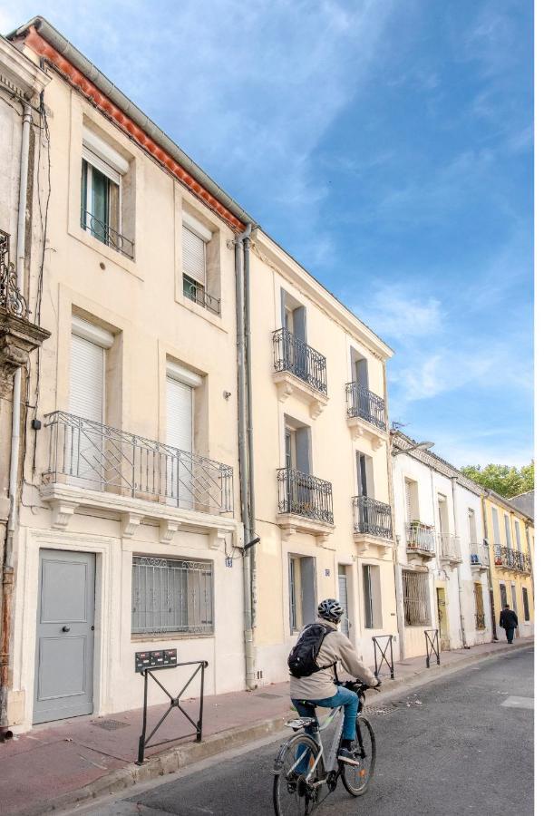 Suite Oisivete Avec Terrasse Vue Sur Patio Et Clim Montpellier Bagian luar foto